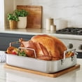 thumbnail image 2 of Member's Mark Tri-Ply Roasting Pan with Stainless Steel Rack, 2 of 6