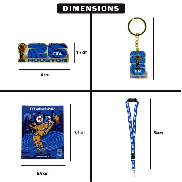 World Cup Host City Collector's Set and Lanyard, Assorted Cities