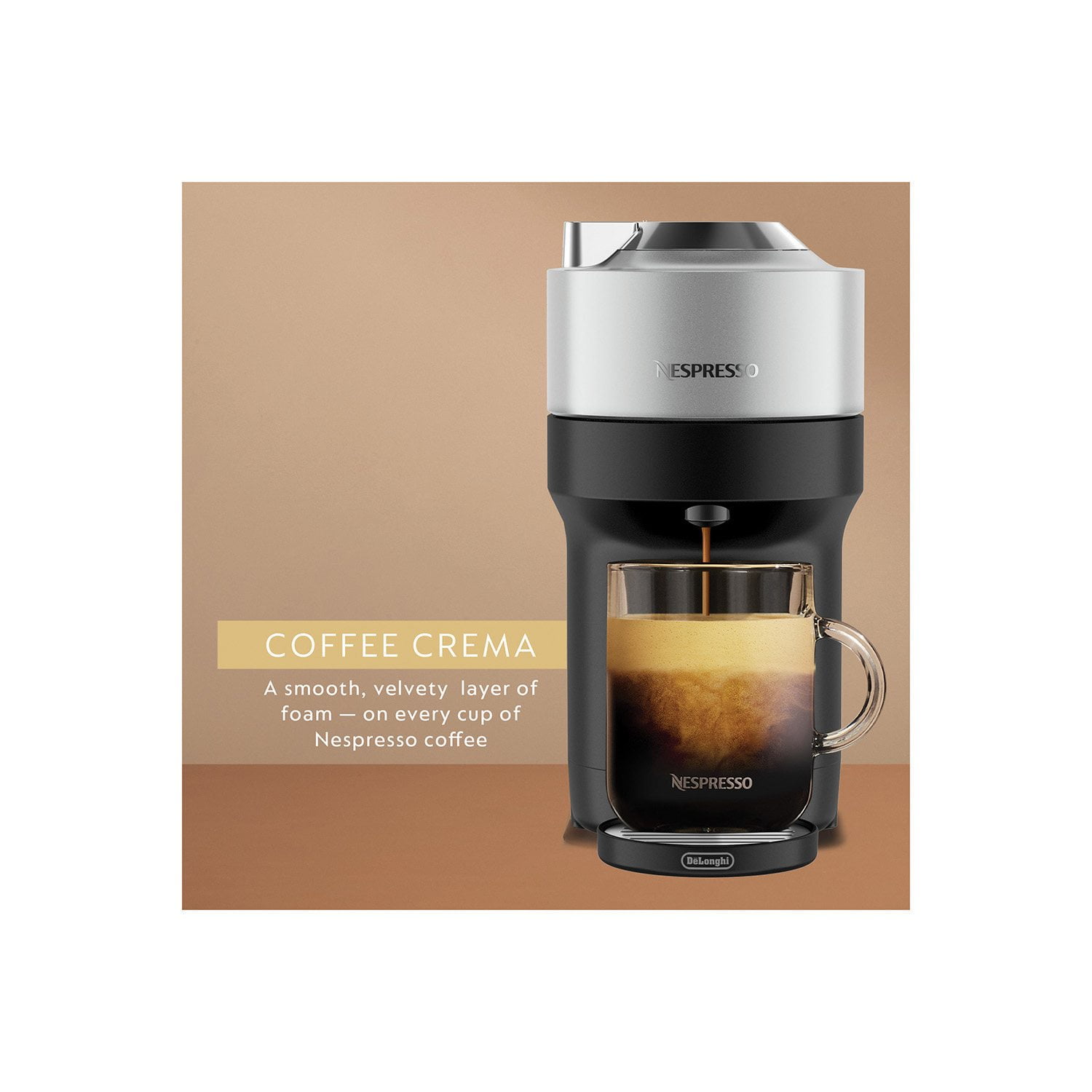 Nespresso Vertuo Pop+ Deluxe Coffee Maker with Milk Frother