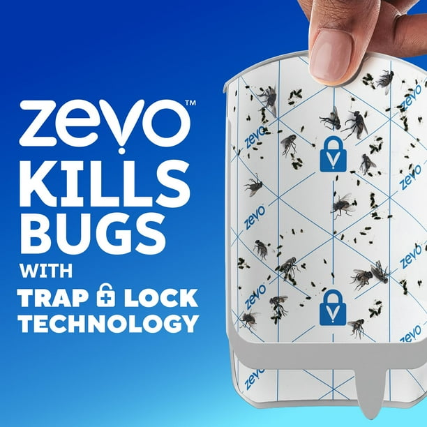 Zevo Flying Insect Trap with 2 devices + 6 Refill Cartridges