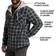 thumbnail image 5 of Lee Men's Sherpa Bonded Flannel Shacket, 5 of 9