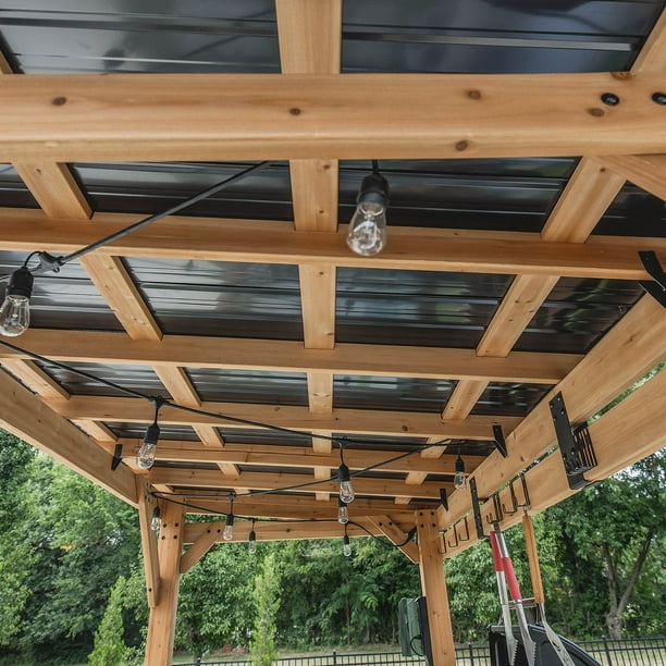 Backyard Discovery 12' x 6' XL Grill Gazebo with PowerPort