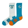 thumbnail image 2 of Miami Dolphins Adult 2-Pack Crew Socks, 2 of 3