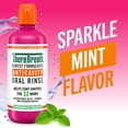 thumbnail image 2 of TheraBreath Anticavity Fluoride Oral Rinse Mouthwash, Alcohol-Free, Sparkle Mint, 1L., 2 pk., 2 of 7