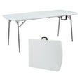 thumbnail image 1 of NPS 30 x 72 Heavy-Duty Fold-in-Half Table, Speckled Gray, 1 of 10