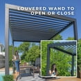 thumbnail image 7 of Backyard Discovery Louvered Pergola, Choose Size, 7 of 13