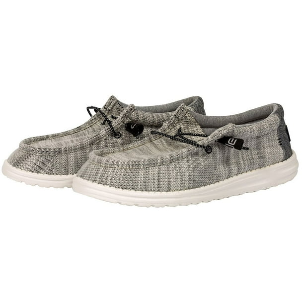 hey dude wally stretch tobacco Sox Shoes, Men's, Size 9, Bone/Brown Effortless Slip Hey Dude Wally Stretch Sox