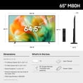 thumbnail image 2 of SAMSUNG 65” Class M80H Series Mini LED 4K UHD Vision AI Smart Tizen TV, 2 of 11