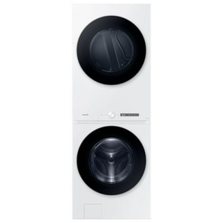 Samsung Bespoke 4.6 cu. ft. Single Unit AI Laundry Hub Washer and 7.6 cu. ft. Electric Dryer