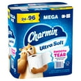 thumbnail image 2 of Charmin Toilet Paper Ultra Soft, 24 Mega Rolls, 2-ply Bath Tissue, 208 sheets/roll, 2 of 4