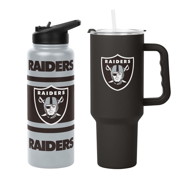 Logo Brands Las Vegas Raiders Tumbler Set