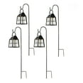thumbnail image 1 of Deck Impressions Farmhouse Solar LED Shepherd's Hook Lanterns, 4-Pack, 1 of 6