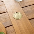 thumbnail image 7 of Cambridge Casual Salinas Teak Wicker Dining Set, 7pc, 7 of 12