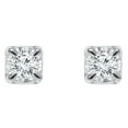 thumbnail image 1 of 0.13 CT. T.W. Round Cut Diamond Stud Earrings in 14K Gold, 1 of 4
