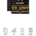 thumbnail image 6 of Logo Brands US Army 60"x70" Super Plush Blanket, 6 of 7