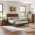 thumbnail image 1 of Zuma Panel 3PC or 5PC Bedroom Set in Walnut, Assorted Sizes, 1 of 8