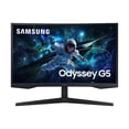 thumbnail image 1 of Samsung 27" Odyssey G55C QHD 165Hz 1ms Curved Gaming Monitor, 1 of 10