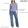 thumbnail image 4 of Nine West Women's Pointelle Boatneck Sweater, 4 of 6