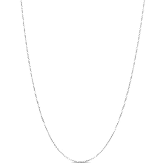 Diamond Cut Cable Link Chain Solid in 14K Gold