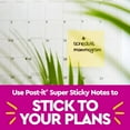 thumbnail image 5 of Post-it Super Sticky Notes, 3 in. x 3 in., Canary Yellow, 24 Pads/Pack, 5 of 9