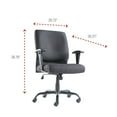 thumbnail image 7 of OIF Big & Tall Mid-Back Swivel/Tilt Chair, Black, 7 of 8