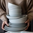 thumbnail image 5 of Over&Back 16-Piece Coupe Stoneware Dinnerware Set, 5 of 8