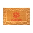 thumbnail image 1 of Logo Brands Clemson Tigers Coir Outdoor Mat, 1 of 3