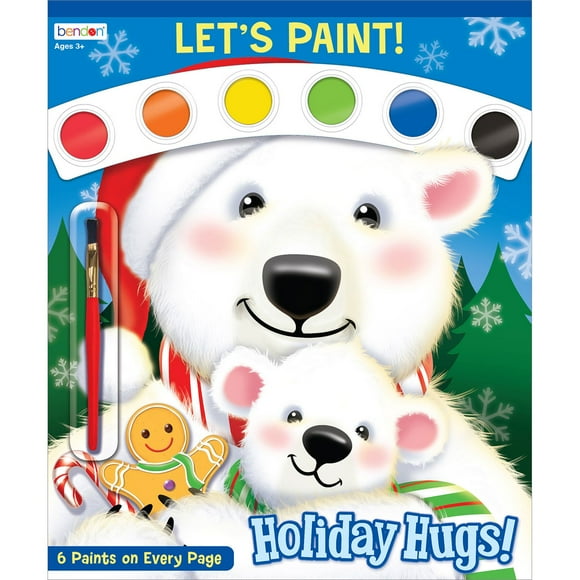 Bendon's Christmas Paint with Water Palette Activity Book