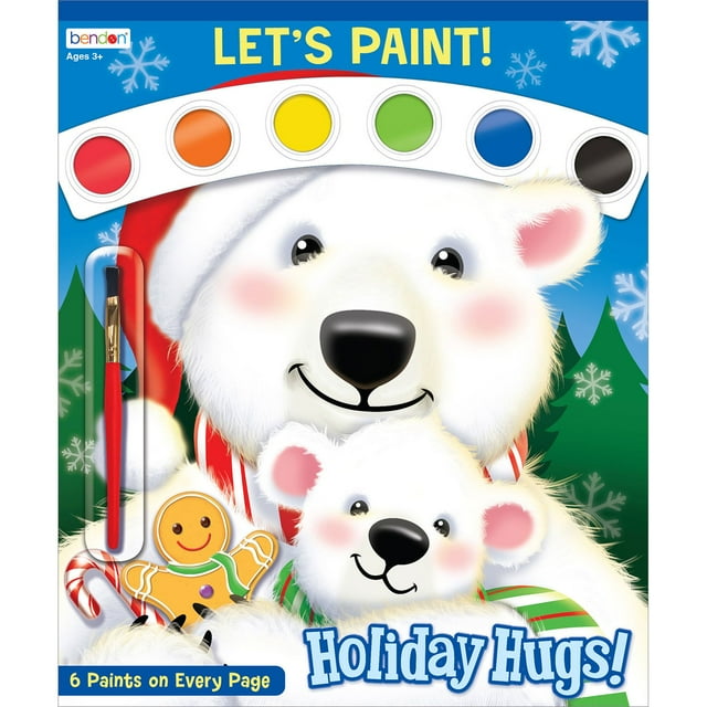 Bendon's Christmas Paint with Water Palette Activity Book