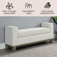 thumbnail image 2 of Cape Cod Upholstered Ottoman Bench, Assorted Sizes & Colors, 2 of 9