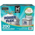 thumbnail image 1 of Member's Mark Power Flex Tall Kitchen Drawstring Trash Bags, Fresh Scent (13 gal., 200 ct.), 1 of 7