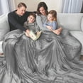 thumbnail image 5 of Oversized Cozy Night Cloud Throw Blanket, 110" x 132", 5 of 6