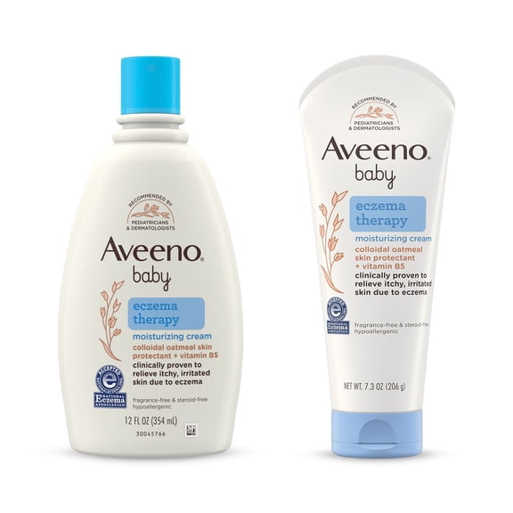 Aveeno Baby Eczema Therapy Moisturizing Cream, 2 pk.