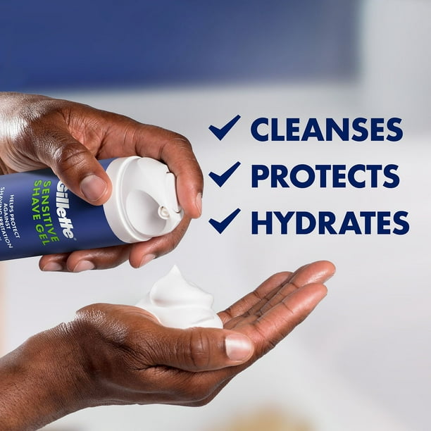 Gillette Sensitive Shave Gel with Aloe & Shea Butter, 7 oz., 3 pk. -  Samsclub.com