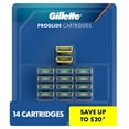 thumbnail image 1 of Gillette ProGlide Men’s Razor Blades, 12 Refills + ProGlide Shield Men's Razor Blades, 2 Refills, 1 of 9