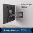 thumbnail image 9 of Mounting All Medium Full Motion TV Wall Mount with Swivel Angle for 19"-55" TVs, 9 of 10