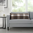 thumbnail interactive-video image 1 of Member's Mark Plaid Faux Fur Decorative Pillow 14" x 36", 1 of 7