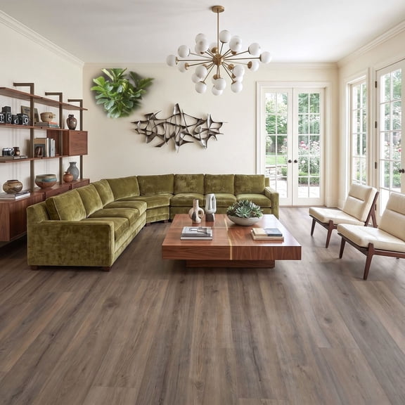 Select Surfaces Manchester Waterproof 20 mil Luxury Vinyl Plank 5 mm Thick 7.09 in. W x 47.24 in. L (18.60 sq. ft. / carton)