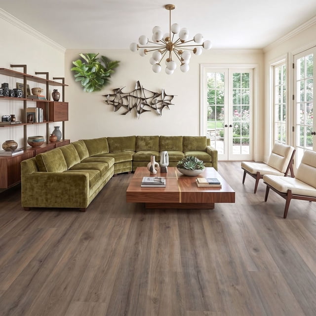 Select Surfaces Manchester Waterproof 20 mil Luxury Vinyl Plank 5 mm Thick 7.09 in. W x 47.24 in. L (18.60 sq. ft. / carton)