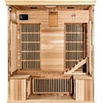 thumbnail image 4 of Hybrid Cedar Elite Premium 3-4 Person Sauna with 9 Carbon Heaters, 4 of 22