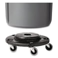 thumbnail image 3 of Rubbermaid Commercial Brute Round Twist On/Off Trash Can Dolly, 250 lb. capacity (Black), 3 of 8