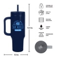 thumbnail image 3 of Logo Brands North Carolina Tar Heels Stainless Steel Leakproof Tumbler, 3 of 6