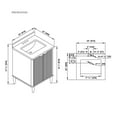 thumbnail image 12 of OVE Decors Gabi 24" W x 22" D Freestanding Bathroom Vanity with Sink, 12 of 13