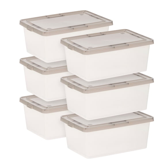 14.5 Quart Non-Latching Tote 6PC Set