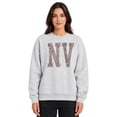 thumbnail image 1 of State of Mine Women's Camo Letters State Sweatshirt, 1 of 6