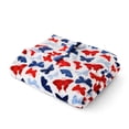 thumbnail image 2 of Member's Mark Red, White & Blue Lounge Throw Collection, 60" x 70", 2 of 7