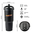 thumbnail image 3 of Logo Brands Louisiana Monroe Warhawks Stainless Steel Tumbler Set, 3 of 7