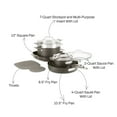 thumbnail image 6 of All-Clad Hard Anodized Nonstick Cookware Set, 12 piece Set, 6 of 6