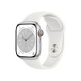 thumbnail image 1 of Apple Watch Series 8 GPS + Cellular 41mm Aluminum Case with Sport Band and Band Size, 1 of 10
