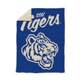 thumbnail image 1 of Logo Brands Savannah State Tigers Luxe Dreams Throw, 60" x 80", 1 of 6
